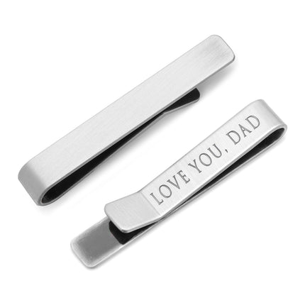 Love You, Dad Hidden Message Tie Bar