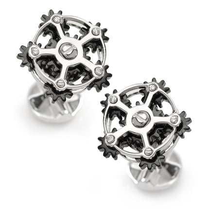 Rotating Gear Cufflinks