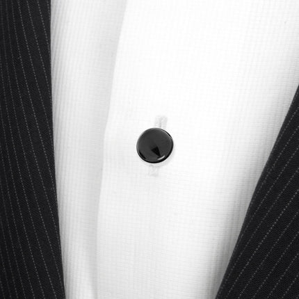 Silver and Onyx 5-Studs