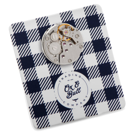 Open Edge Skeleton Watch Movement Lapel Pin