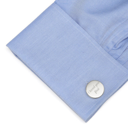 I Loved You First Custom Photo Cufflinks