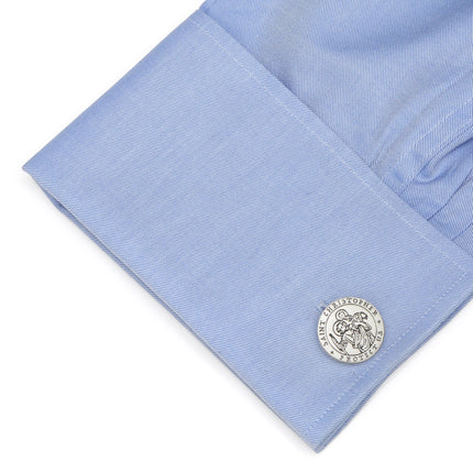 St. Christopher Amulet Cufflinks