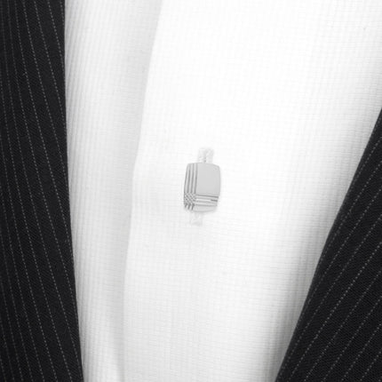 Sterling Silver Tartan Plaid 5-Studs