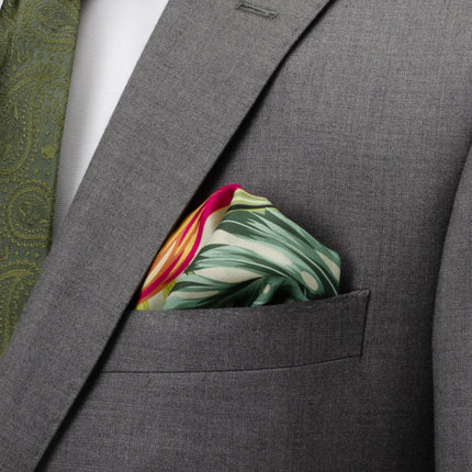 Tropical Leaf Multi Pocket Square