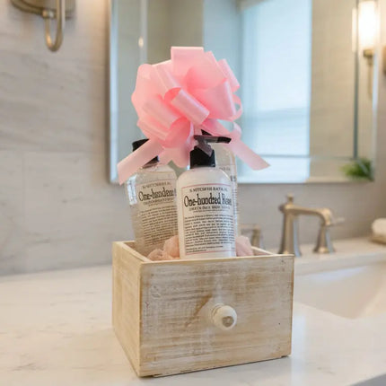 Rose Spa Gift Basket - Luxury Bath & Body Self Care Set