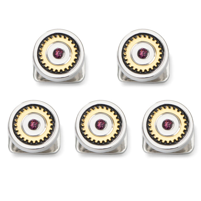 Gear Amethyst Stone 5-Studs