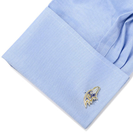 NFL Baltimore Ravens Cufflinks and Shield Tie Bar Gift Set