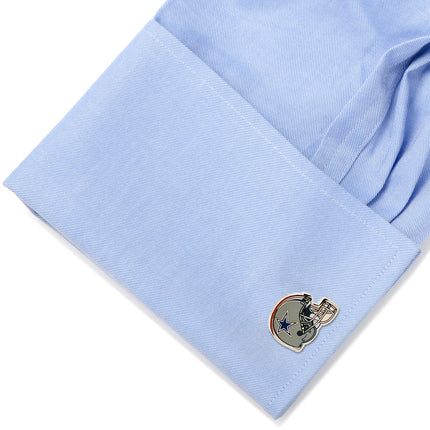 NFL Dallas Cowboys Throwback Helmet Cufflinks