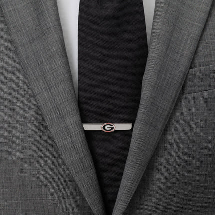 NCAA University of Georgia Bulldogs Cufflink and Tie Clip Gift Set