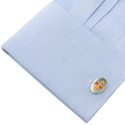 NCAA Iowa State Cyclones Cufflinks and Tie Bar Gift Set