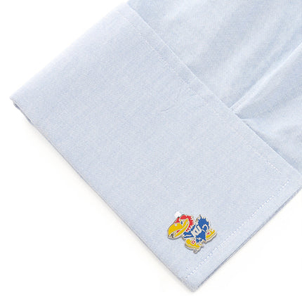 NCAA University of Kansas Jayhawks Cufflinks and Tie Bar Gift Set