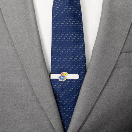 NCAA University of Kansas Jayhawks Cufflinks and Tie Bar Gift Set