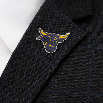 NCAA Mankato State Stomper Mascot Lapel Pin