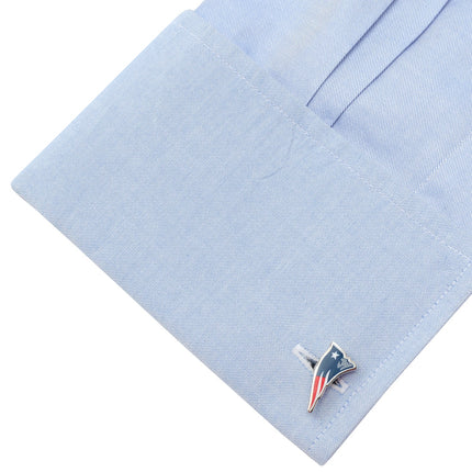 NFL New England Patriots Cufflinks and Tie Clip Gift Set