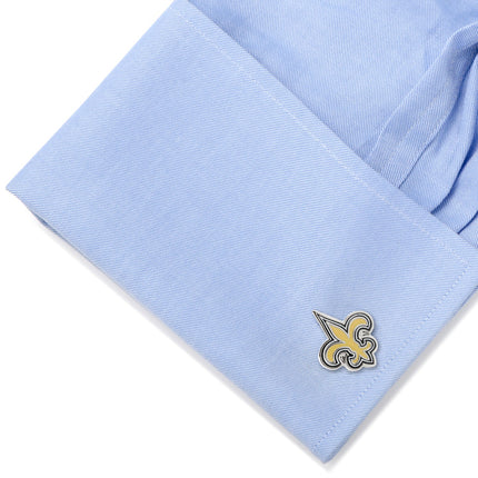 NFL New Orleans Saints Cufflinks and Tie Bar Gift Set