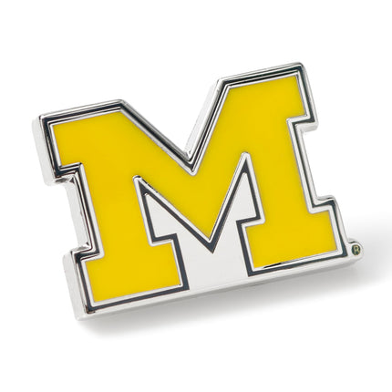NCAA University of Michigan Wolverine Cufflinks and Lapel Pin Gift Set
