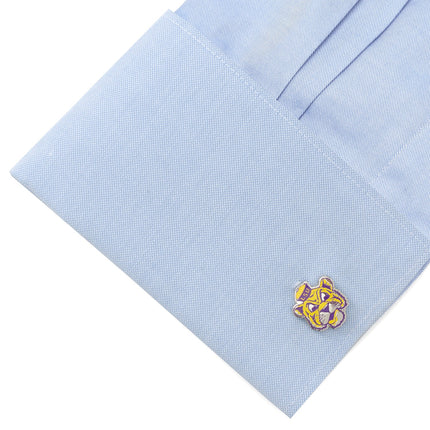 NCAA LSU Tigers Throwback Cufflinks