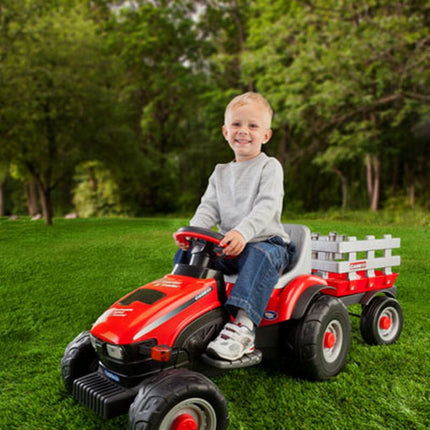 Peg Perego Case IH Lil Tractor & Trailer