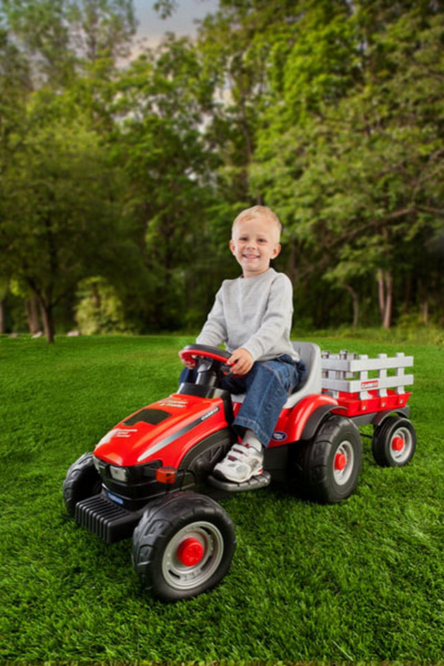 Peg Perego Case IH Lil Tractor & Trailer