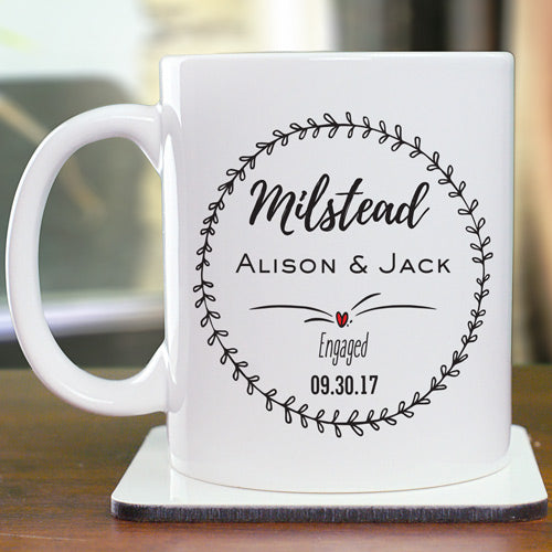 Personalized Engagement Coffee Mug