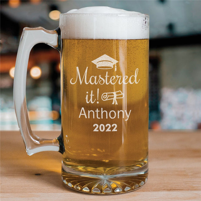 Personalized Mastered It! Glass Mug