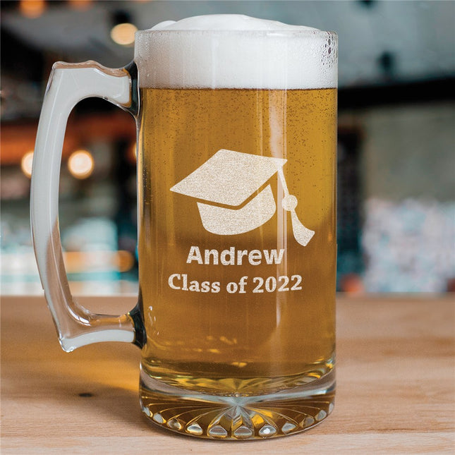 Personalized Class Of Graduation Glass Mug