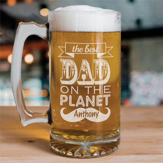 Personalized Best Dad On The Planet Mug