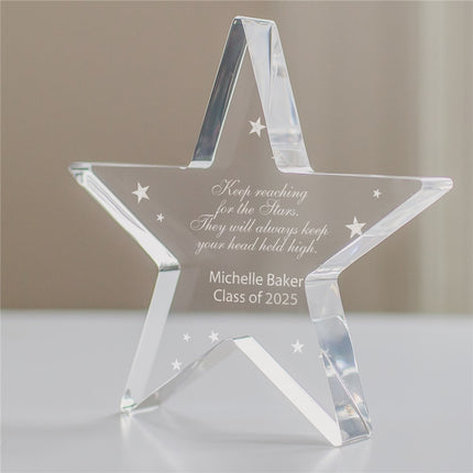 Personalized Graduation Star Keepsake