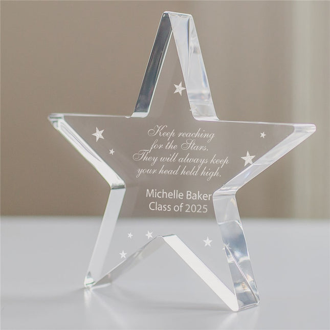 Personalized Graduation Star Keepsake
