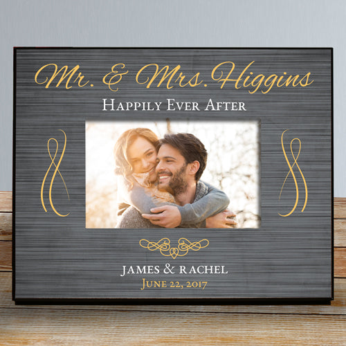 Personalized Mr and Mrs Picture Frame