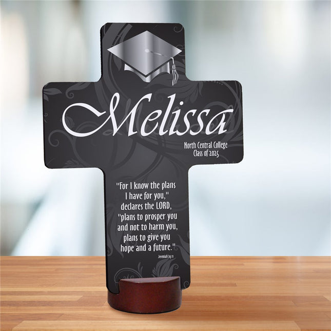 Personalized Graduation Blessing Cross Keepsake