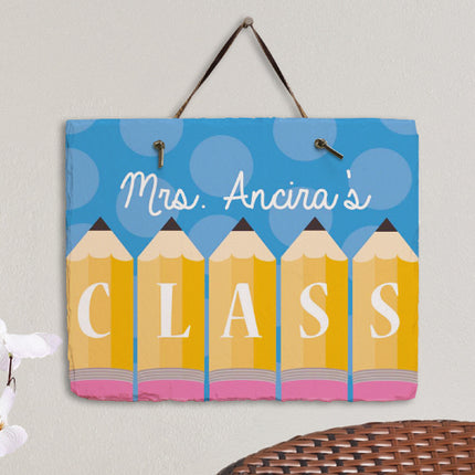 Personalized Teacher's Class Plaque