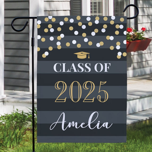 Personalized Graduation Garden Flag