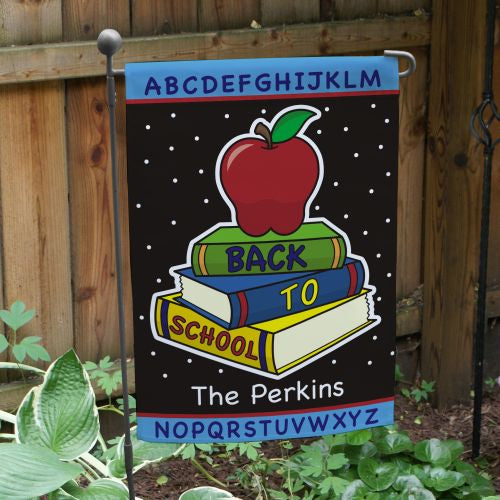Personalized Back to School Garden Flag