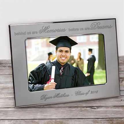 Graduation Silver Frame Personalized Silver Graduation Picture Frame – Future Memories