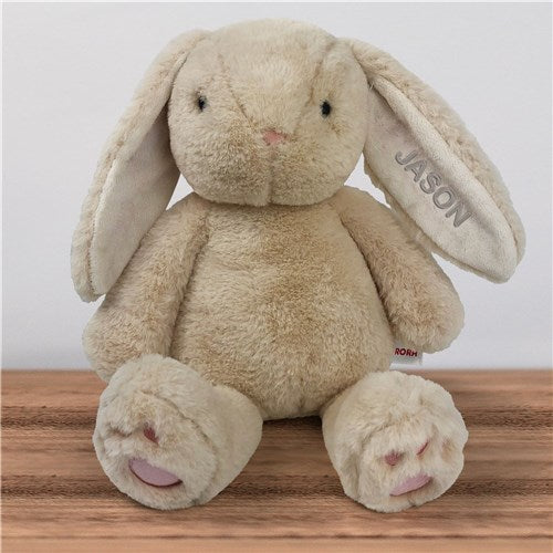 Personalized Brulee Bunny - Khaki Thread