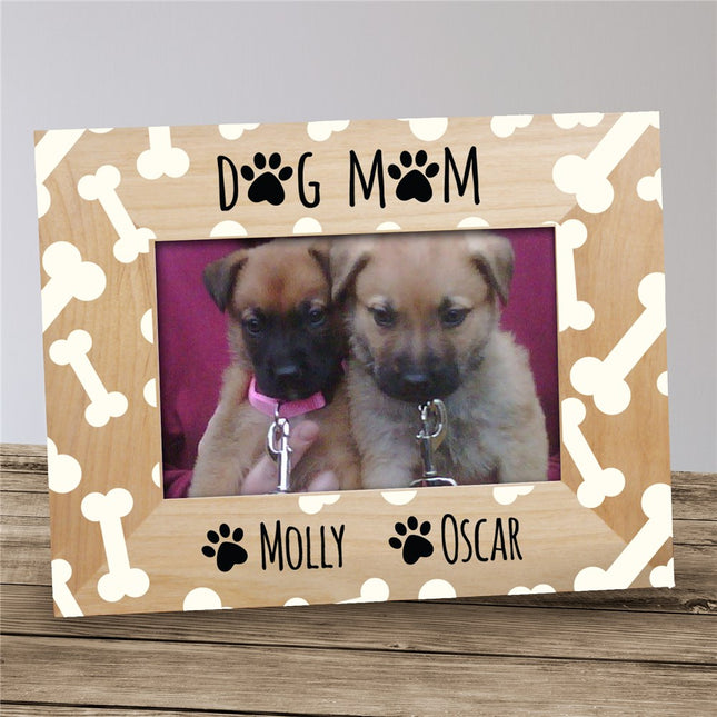 Personalized Dog Mom Photo Frame