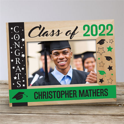 Personalized Congrats Class Of Wooden Picture Frame