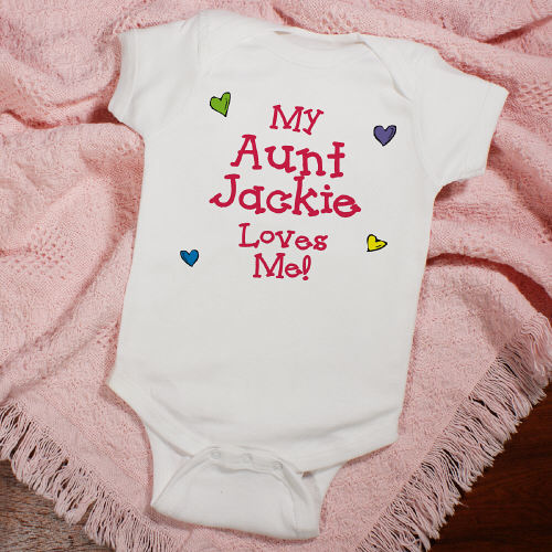 Who Loves Me Personalized Baby Romper
