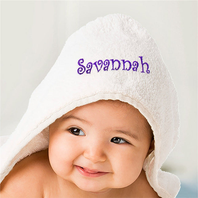 Personalized Hooded Baby Towel