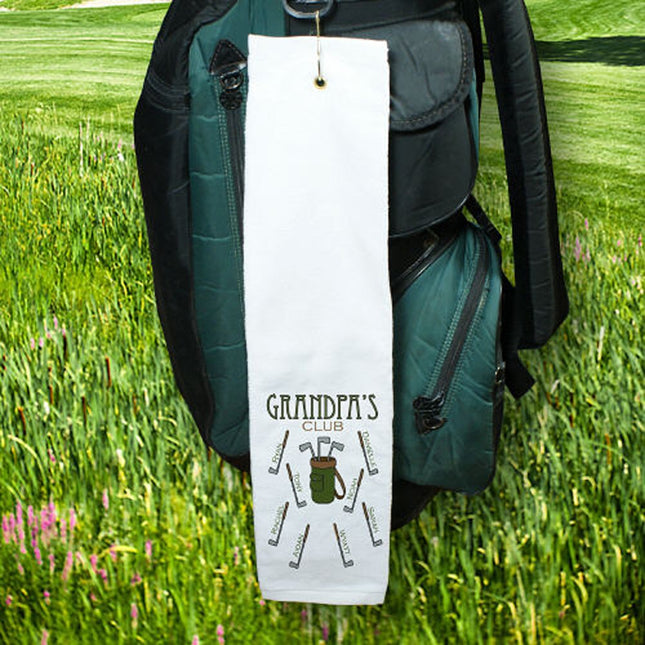 Personalized Golf Club Golf Towel