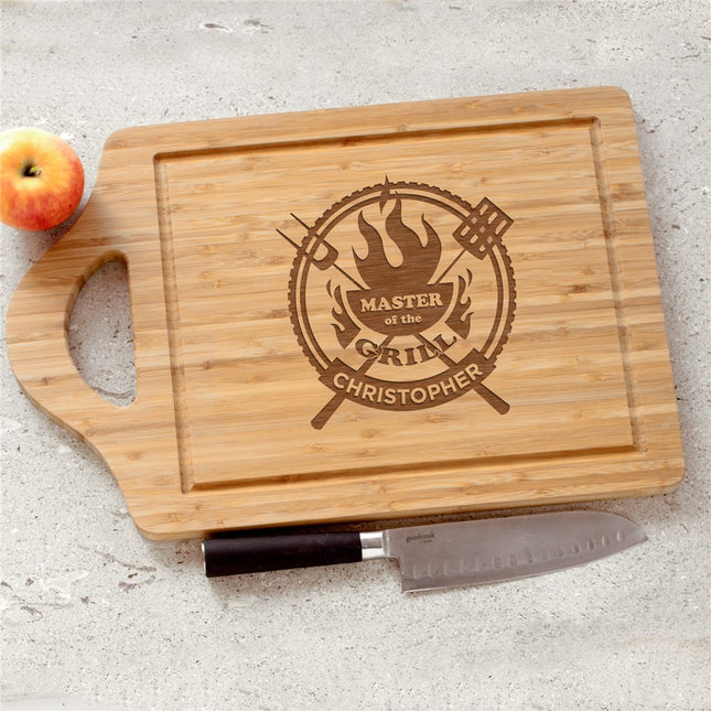 Personalized Master Of The Grill Cutting Board