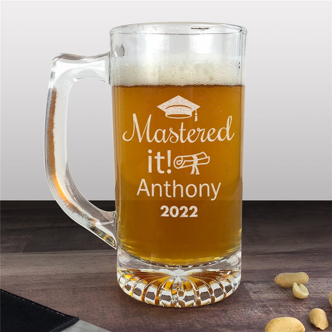 Personalized Mastered It! Sports Glass Mug