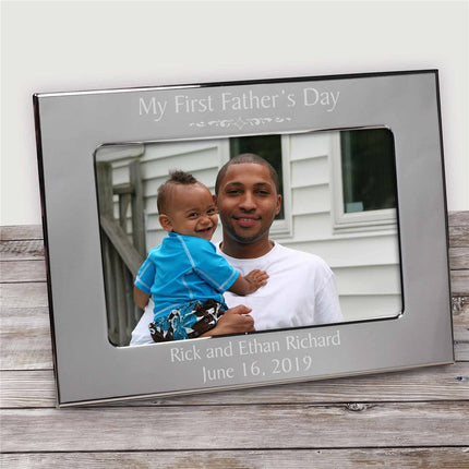 Personalized Silver Father's Day Frame