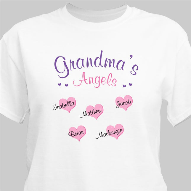 Personalized Angels of My Heart T-Shirt