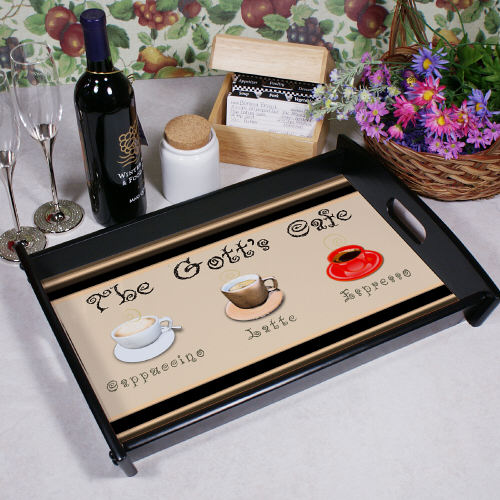Personalized Café Serving Tray