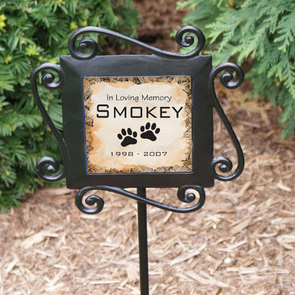 Personalized Pet Memorial Garden Stake