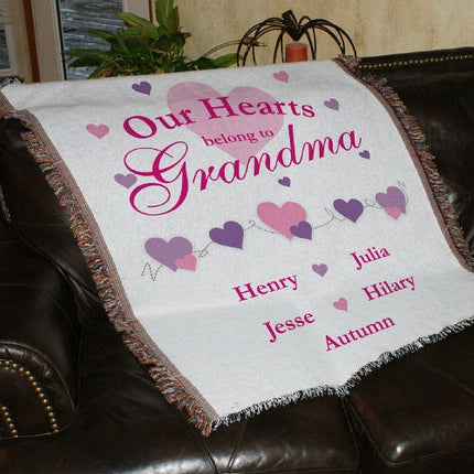 Personalized Throw for Grandma
