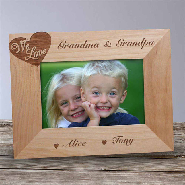 Personalized Wood Picture Frame - We Love...