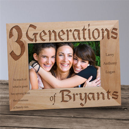 Personalized Generations Picture Frame